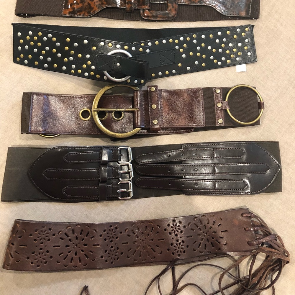 Various belts continued